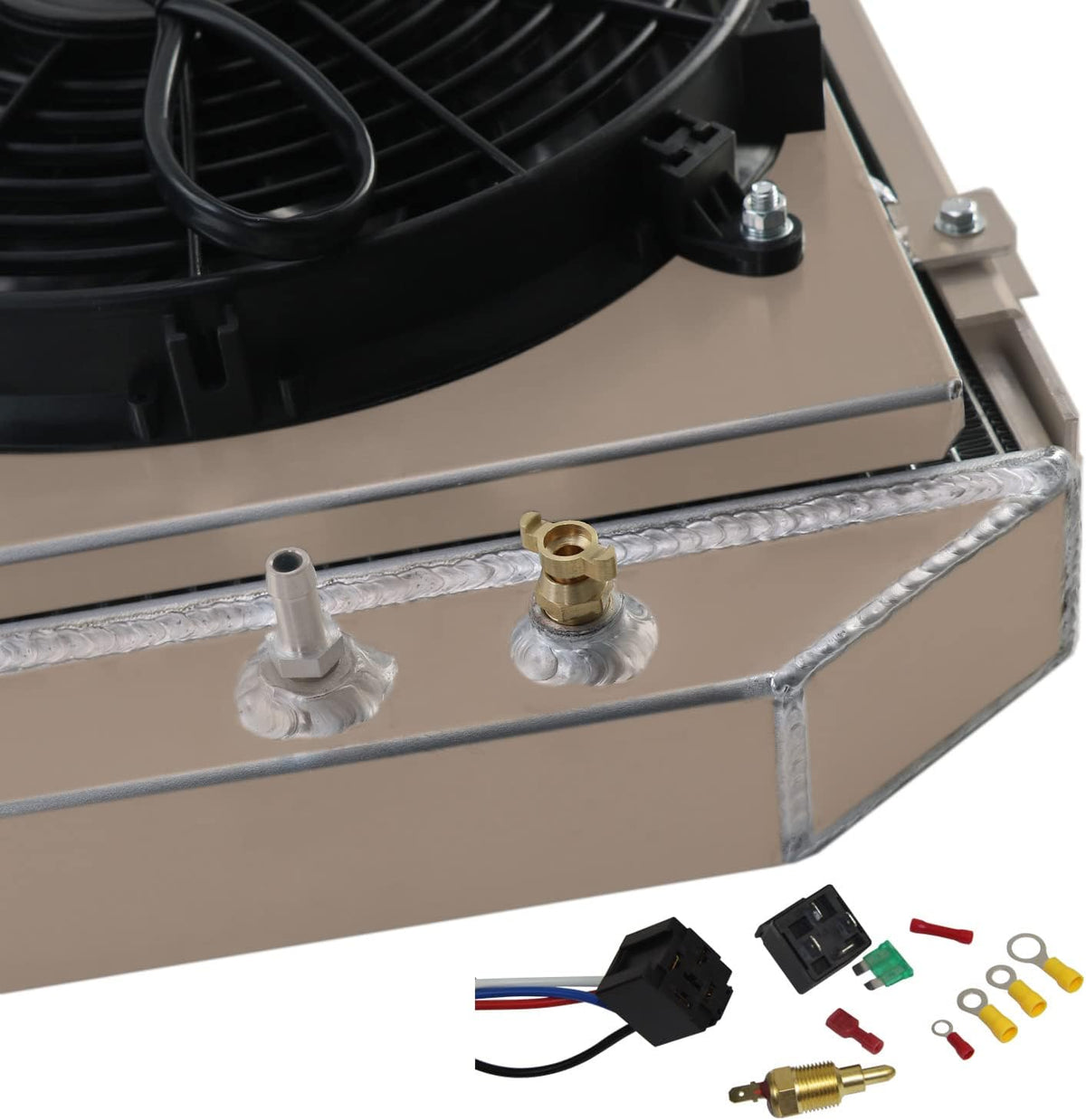 3 Row Core Radiator with 2 X 12 Fan X51063