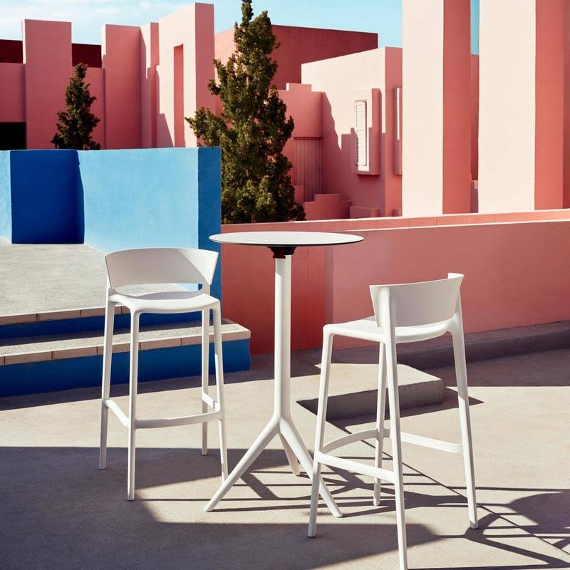 Ecru Patio Bar Stool L398
