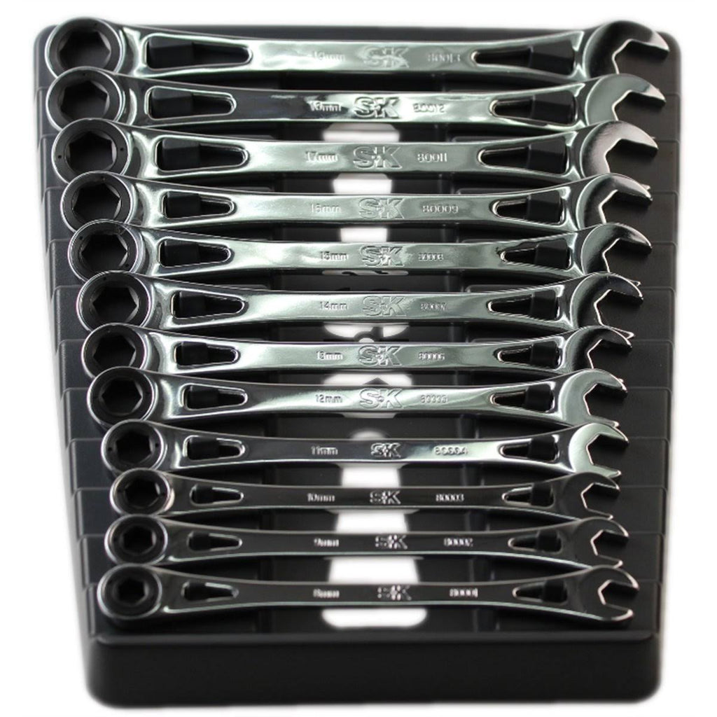 12 PC Metric Ratcheting Wrench Set B540