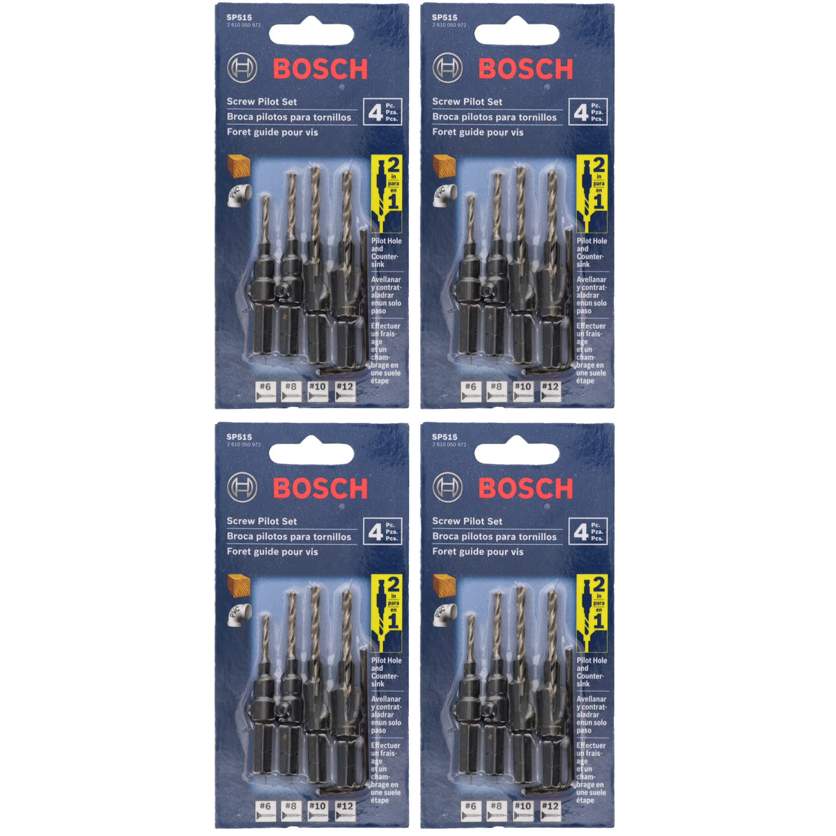 5-Piece HEX Shank Countersink Screw Pilot Set G357605