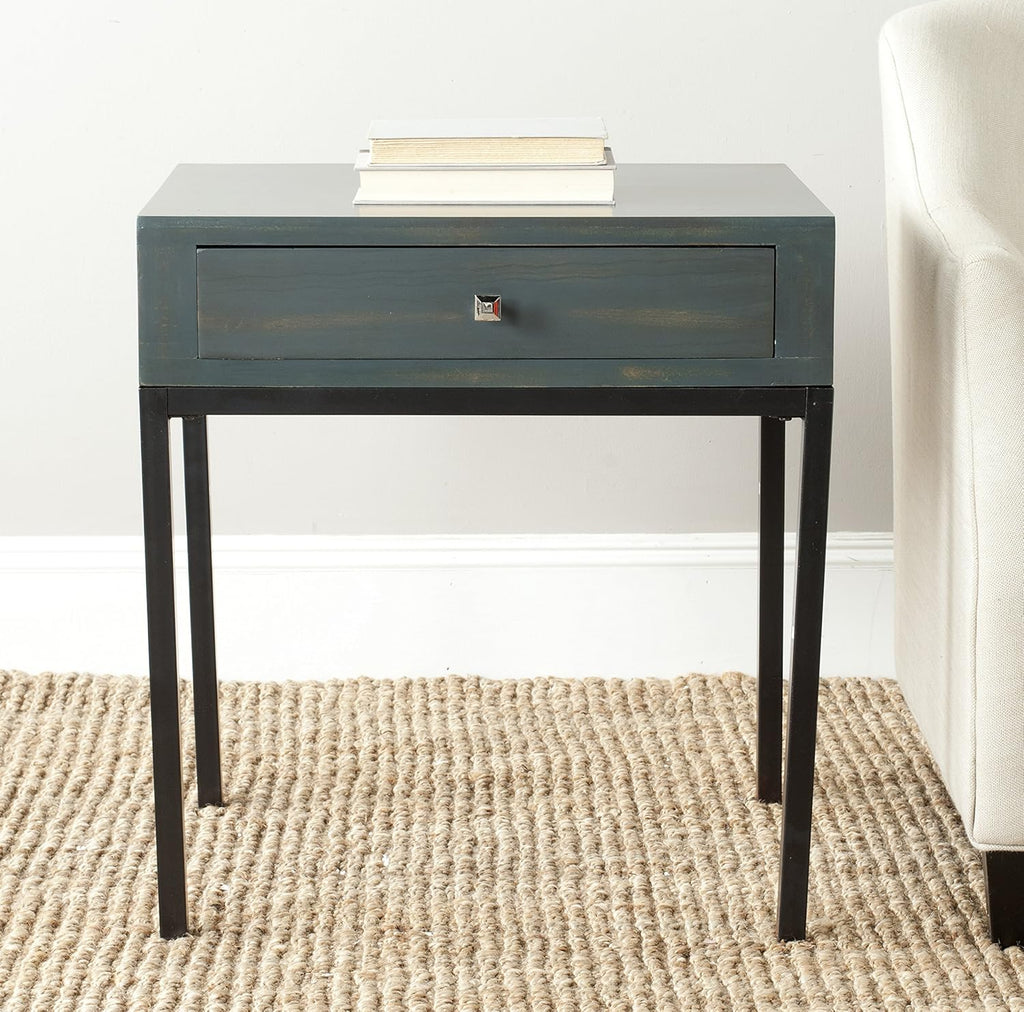 French Grey End Table R359949