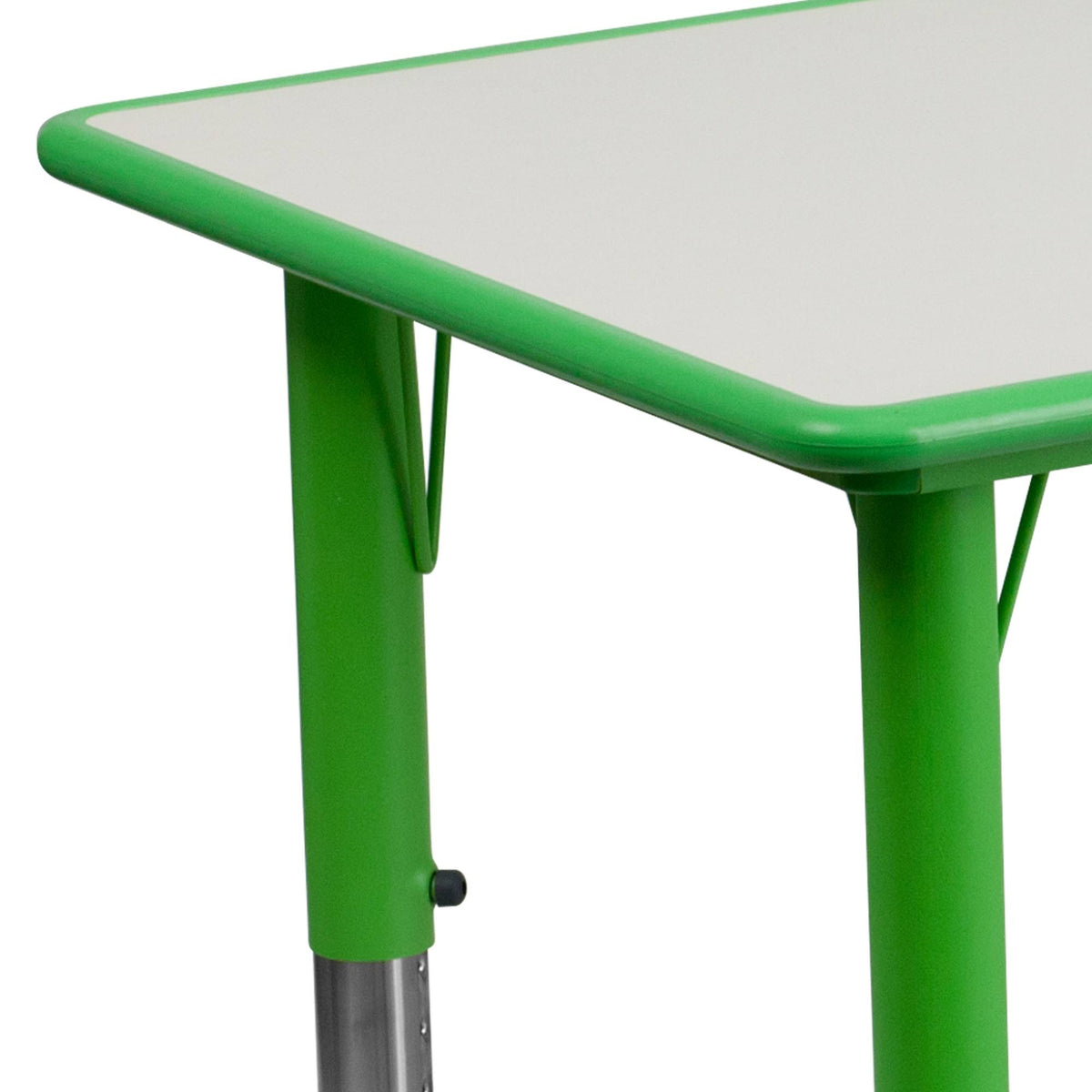 Rectangular Activity Table in Green/grey H7960