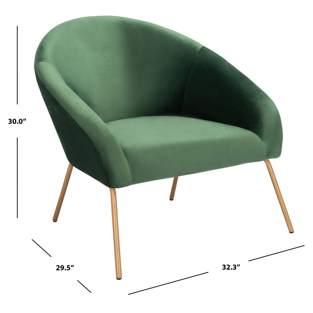 Cream Velvet Accent Chair O4388