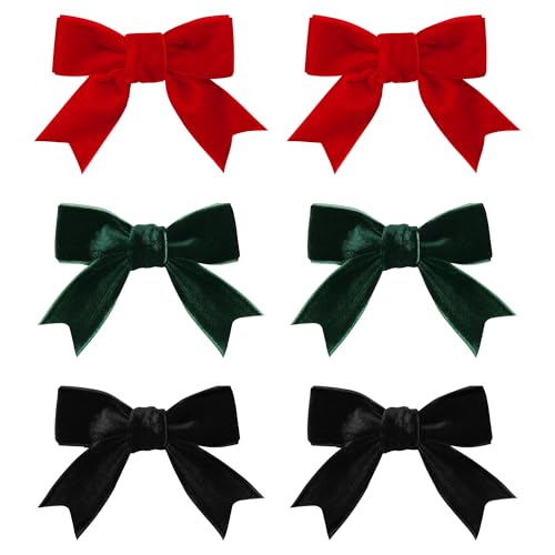 Velvet Hair Bows Alligator Barrettes Hair Accessories D608