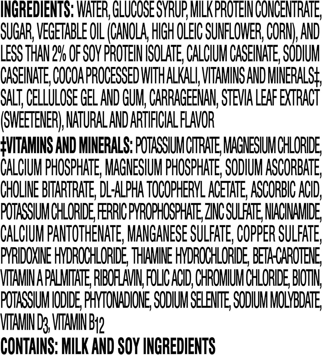Rich Chocolate 8.01 Fl Oz High Protein Nutritional Drink Y5773