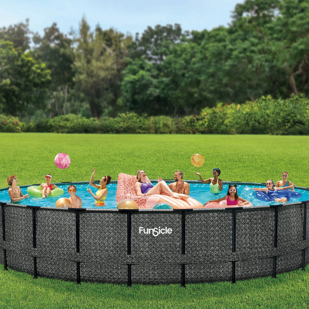 24' x 52" Round Above Ground Swimming Pool L13524