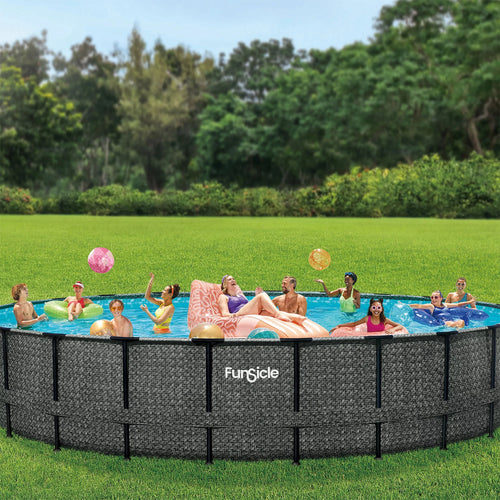 24' x 52" Round Above Ground Swimming Pool L13524