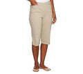 Ultra Stretch Pull-On PedalPushers with Pockets, Size X-Large, Dark Stone M703247
