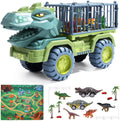 Dinosaur Transport Car Carrier Truck with 15 Dinosaurs P79374