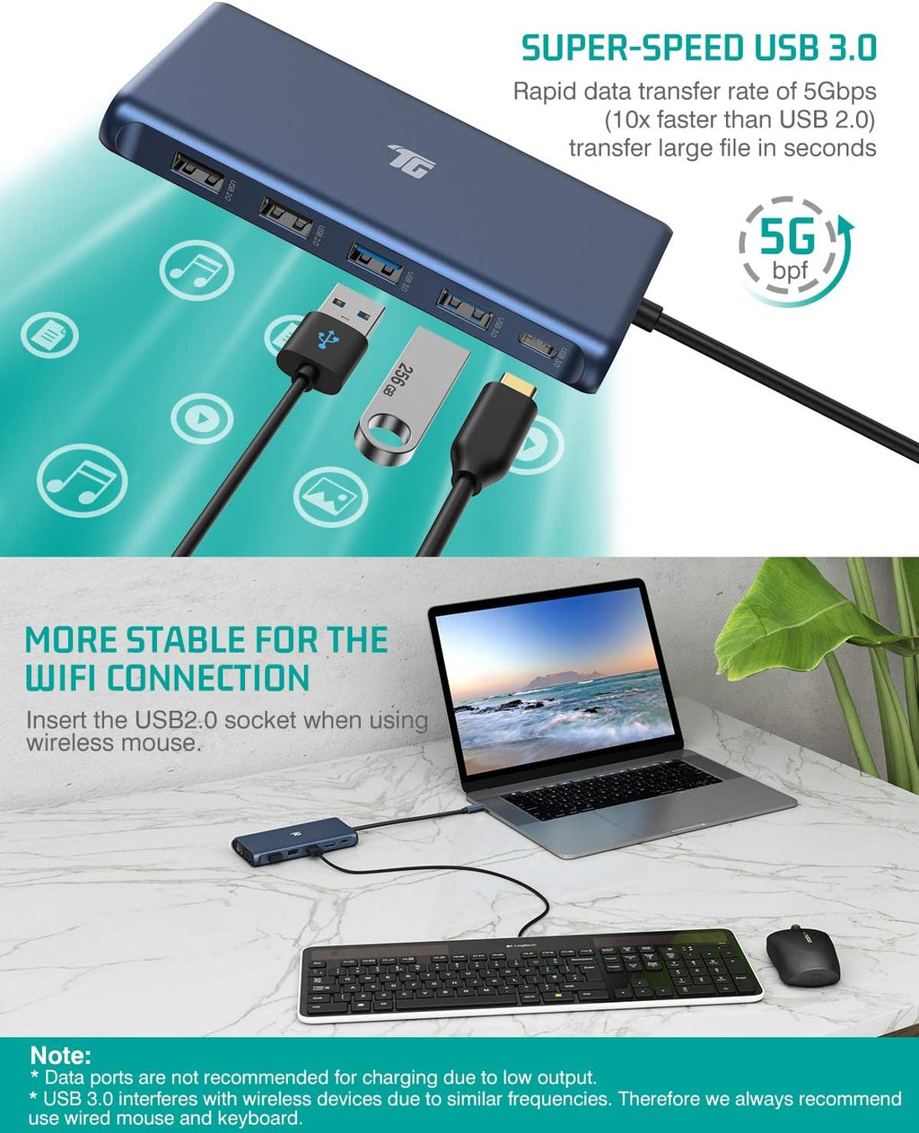 USB C Hub, 12 in 1 Triple Display Laptop Docking Station with 2HDMI VGA 100W PD3.0 RJ45 Ethernet 4USB Ports TF/SD Card Reader Z958746