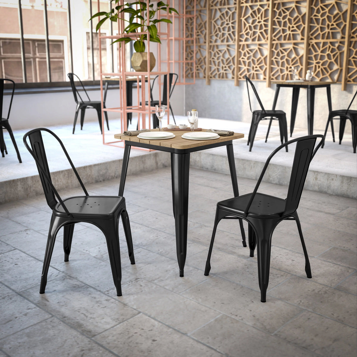 Commercial Grade Indoor/Outdoor Dining Table I60774
