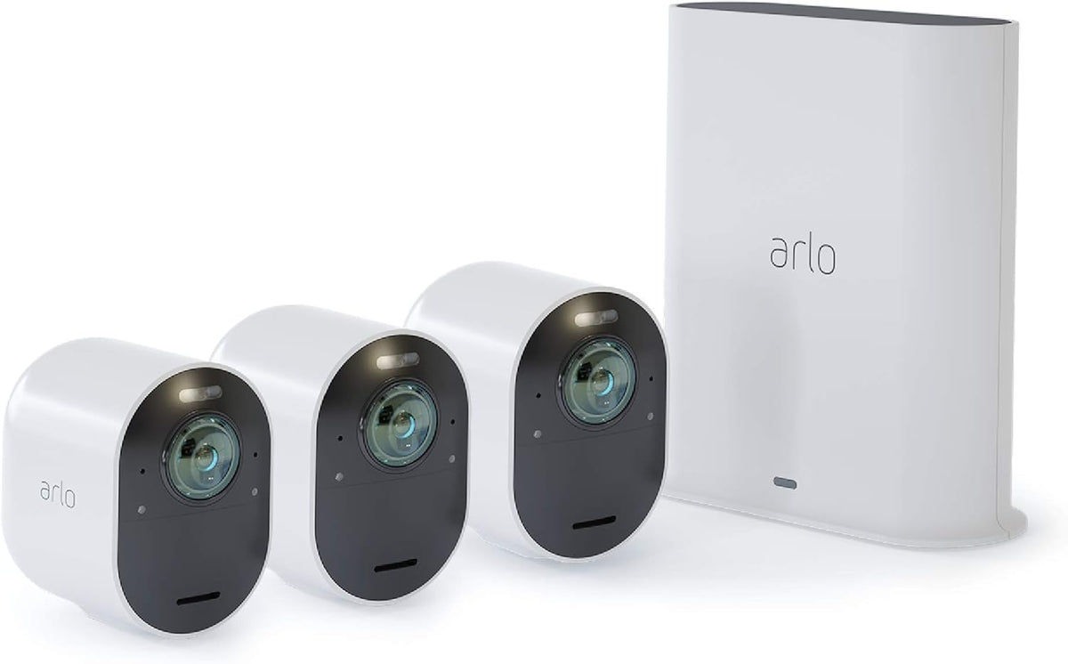 4K UHD Wire-Free Security 2 Camera System with Color Night Vision Q52865