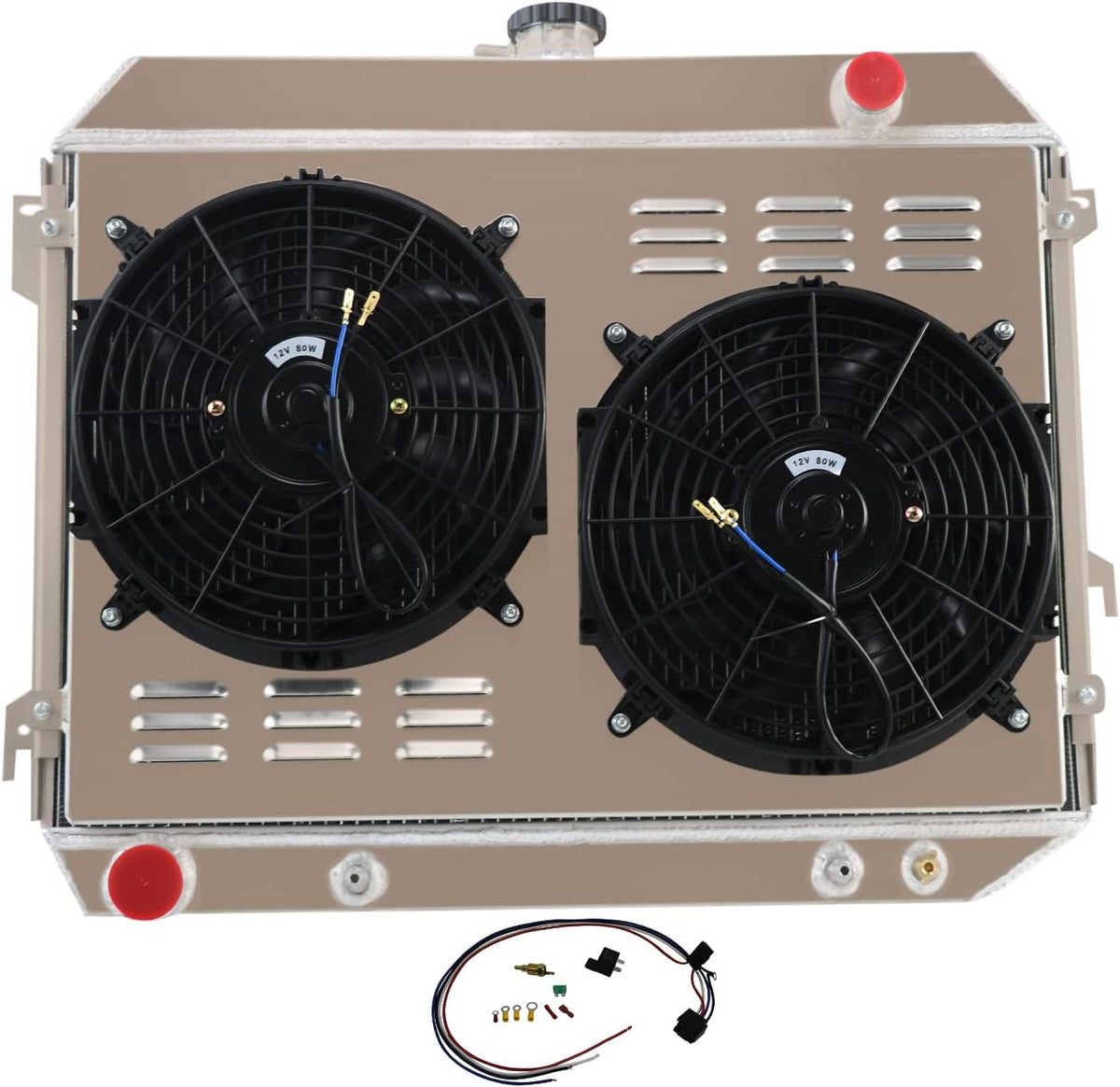 3 Row Core Radiator with 2 X 12 Fan X51063