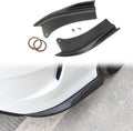 Matt Black Rear Bumper Lip Splitter Protector Pack of 2 V805955