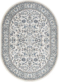 5x8 Oval Cream Area Rug Z853817