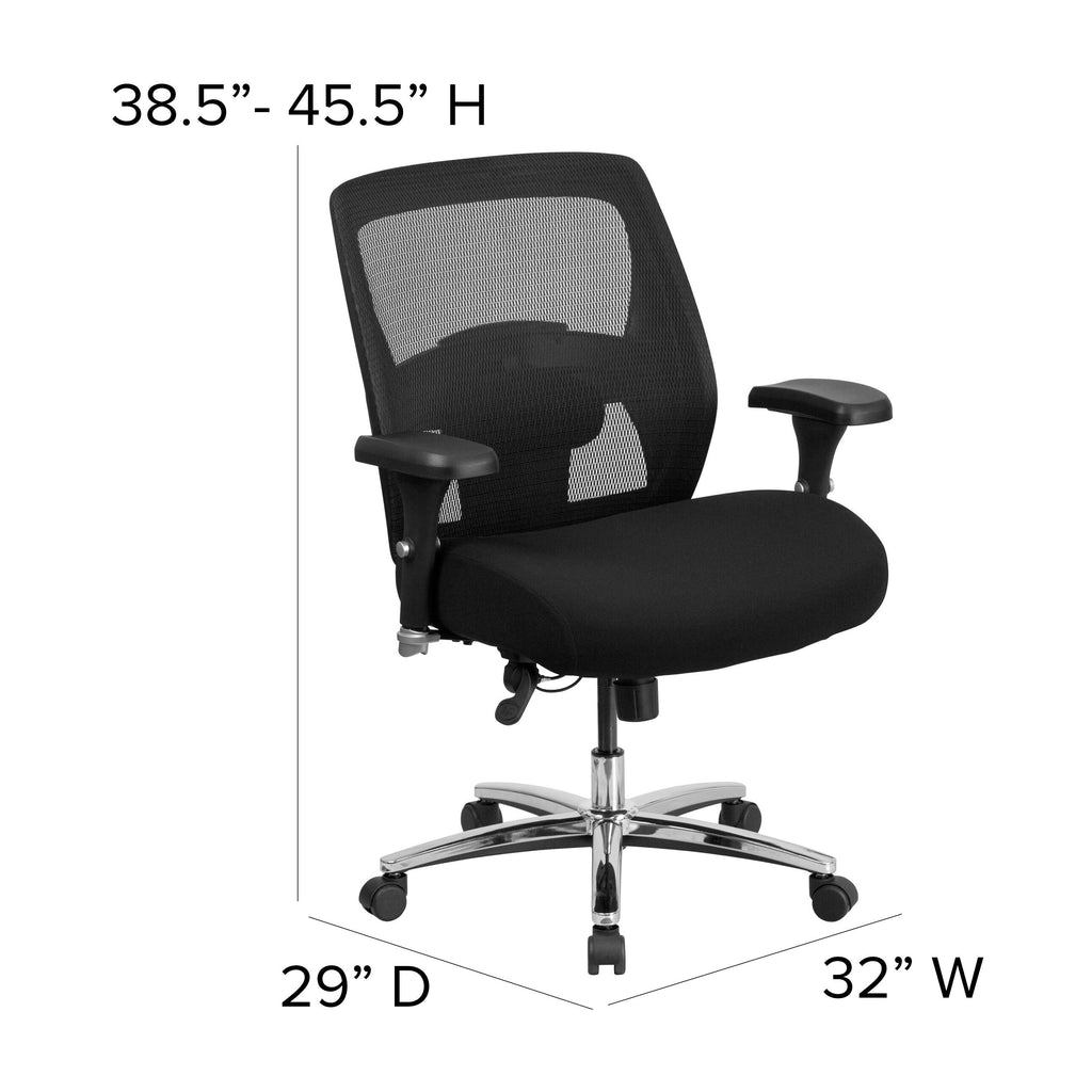 Black Mesh Ergonomic Office Chair S58560