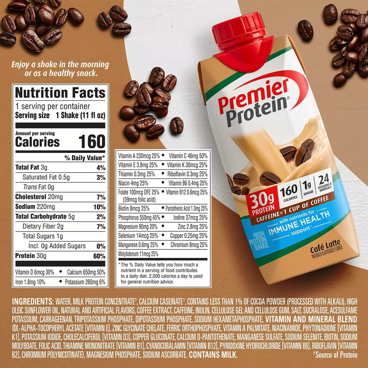 11 Fl. Oz Each Variety Sampler Pack of Protein Shakes (12 Pack) P6926