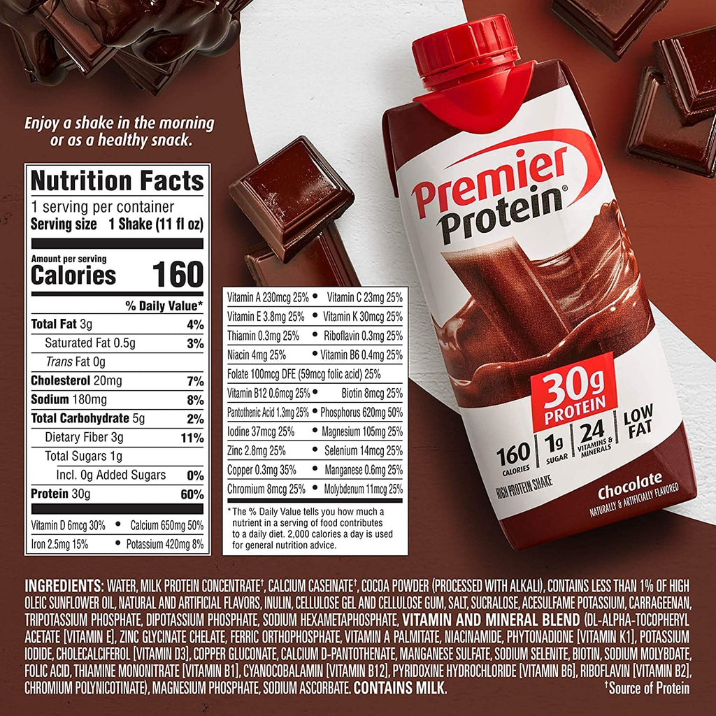11 Fl. Oz Each Variety Sampler Pack of Protein Shakes (12 Pack) P6926