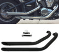 Chrome Full Exhaust Pipe with Silencer Mufflers X301770