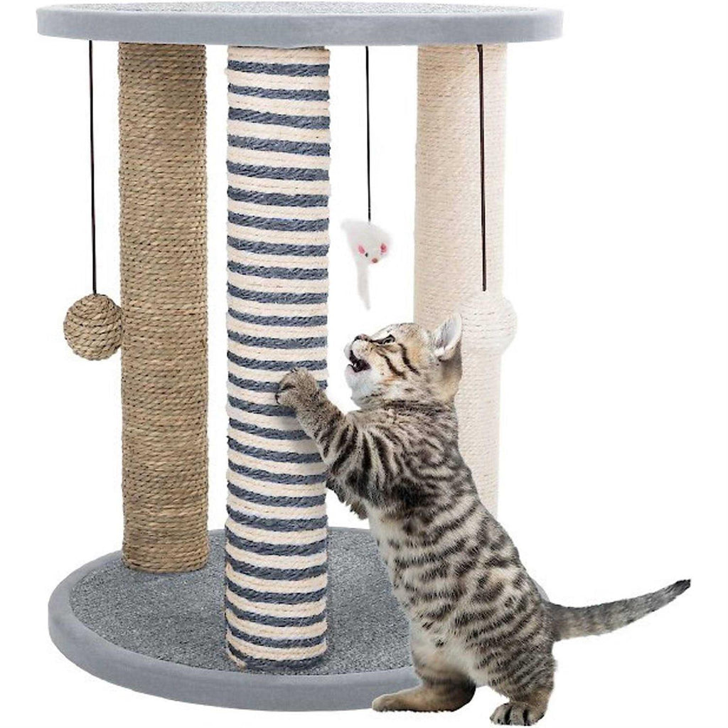 Cat Scratching Post with Toys X44468