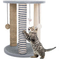 Cat Scratching Post with Toys X44468