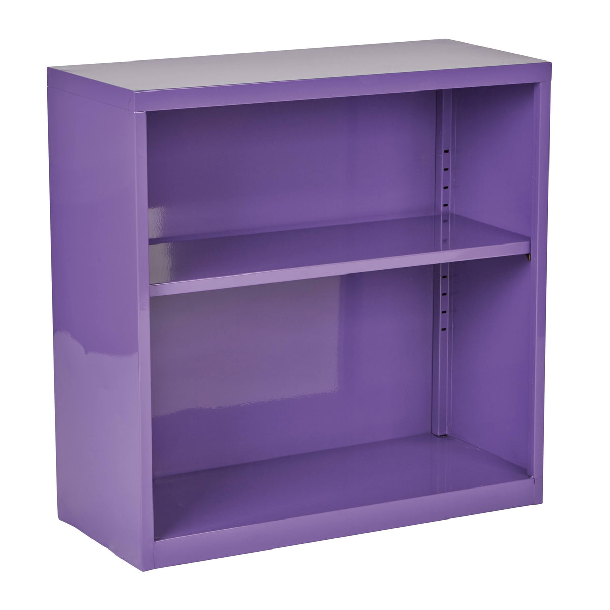 White Metal Bookcase C71916