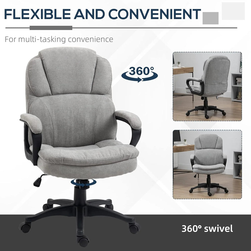 Gray Massage Office Chair with USB Power T944863