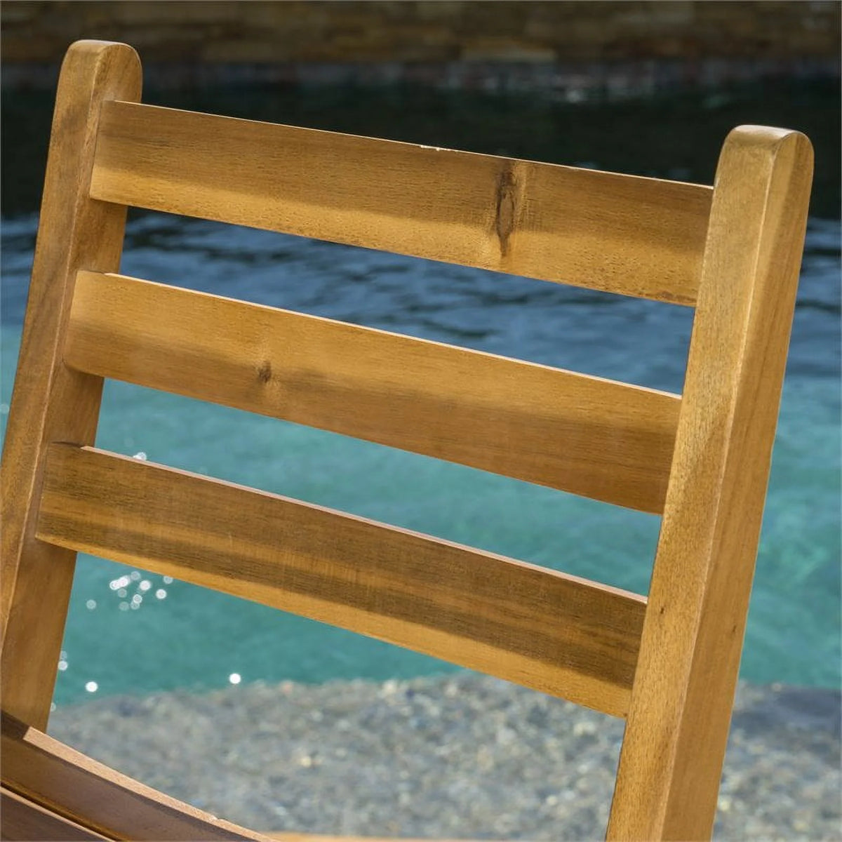 Foldable Outdoor Wood Barstool Set O609