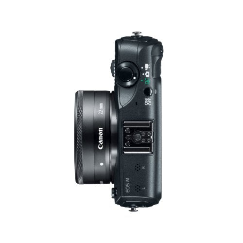 Black 18.0 MP Compact System Camera with 3.0-Inch LCD and EF-M22 STM Lens X855219