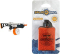 Full Auto Electric Water Bead Gel Ball Blaster Kit and 20K Orange Ammo N696617