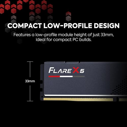 32GB (2x16GB) DDR5 6000MT/s CL36-36-36-96 Desktop Computer Memory UDIMM Matte Black P870968