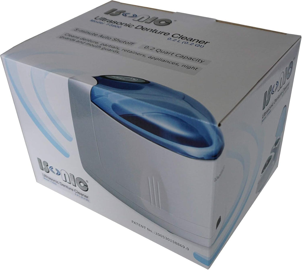 White Ultrasonic Denture Cleaner, 0.4Pt/0.2L A1608