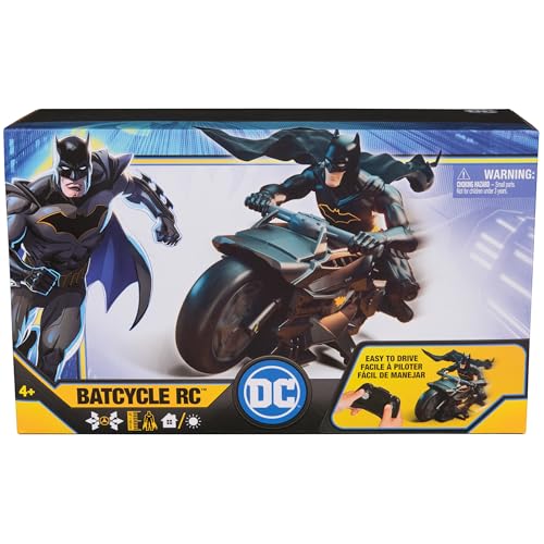 Batman Remote Control Batcycle with 12" Batman Action Figure Y6850