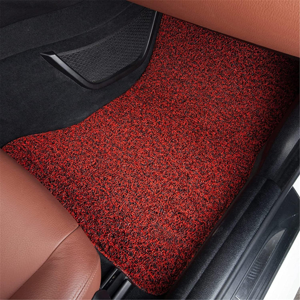 Black Red 3 Piece Rubber Car Floor Mats Q27242