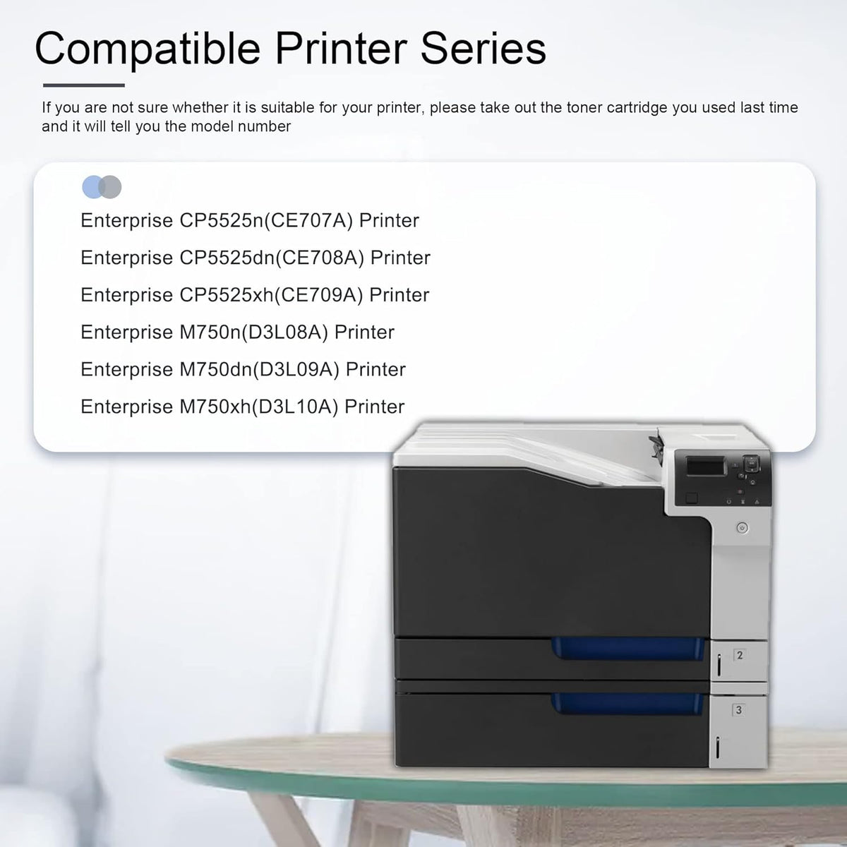 Compatible Remanufactured Toner Cartridge Replacement 6 Pack C7200