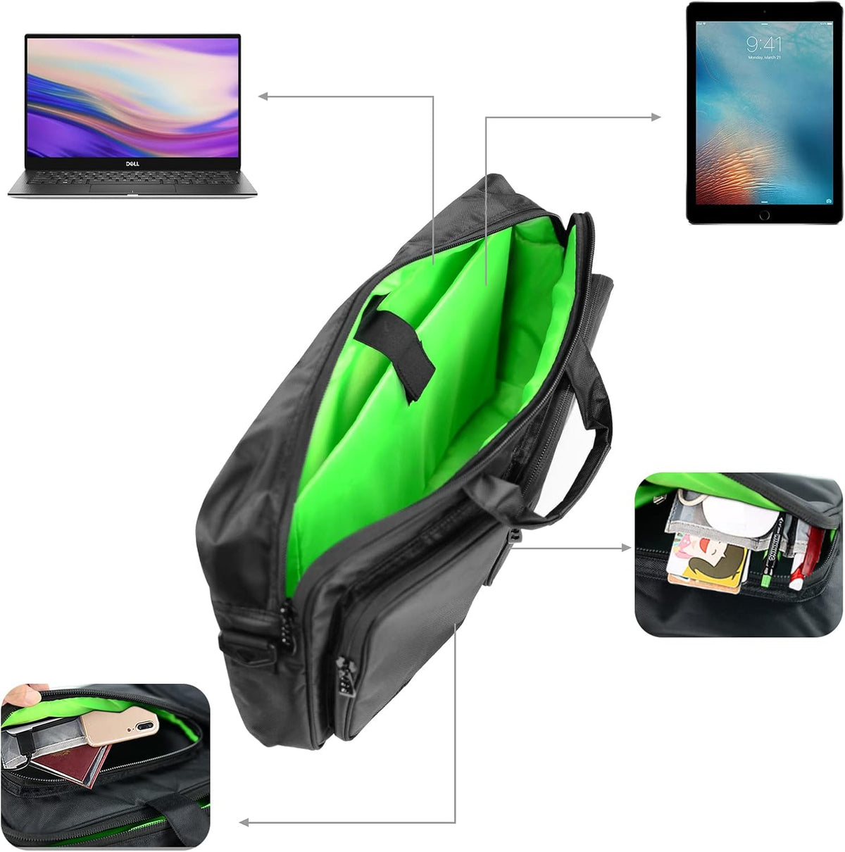 Lightweight Oxford Storage Case, Black Y71993