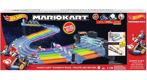 8-Foot Track Set with Lights & Sounds & 2 1:64 Scale Vehicles W4574