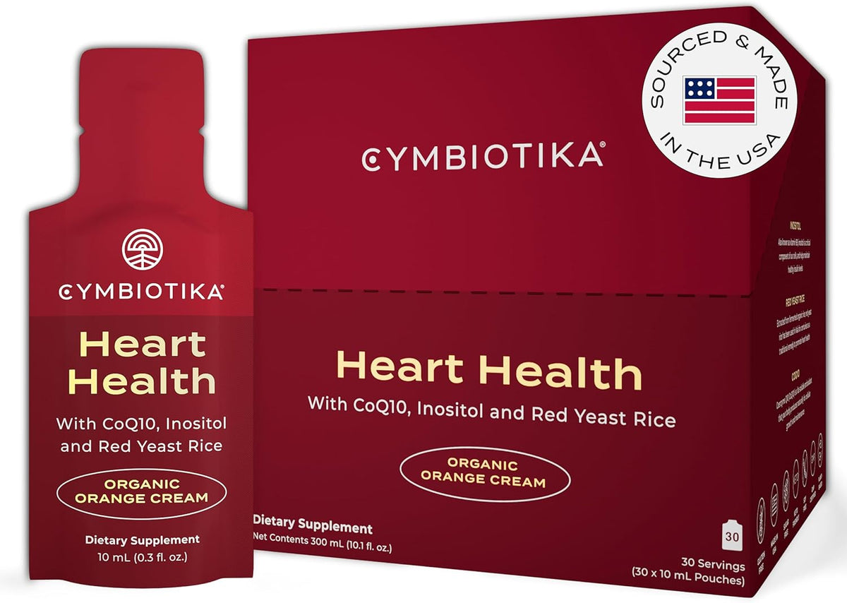 Heart Health Supplement with CoQ10, Red Yeast Rice & Inositol, 30 Pack G3850
