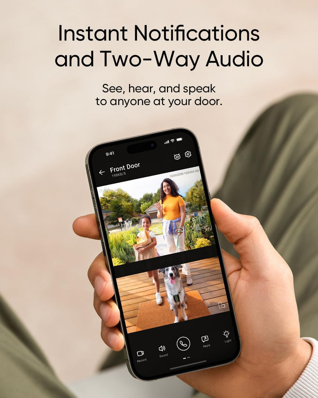Dual Cameras 2K Full HD Video Doorbell M989359