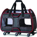 Airline Approved Soft Sided Pet Carrier with Wheels M23323