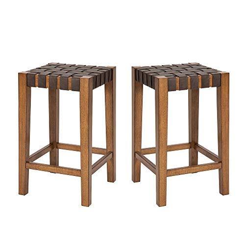 Brown 24 inch Counter Stool Set of 2 X670