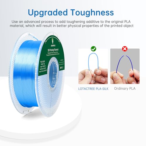 Silk PLA Filament 1.75mm Triple Colors 1kg Spool S958