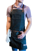 Leather and Canvas Adjustable Work Apron Pack of 2 O418854