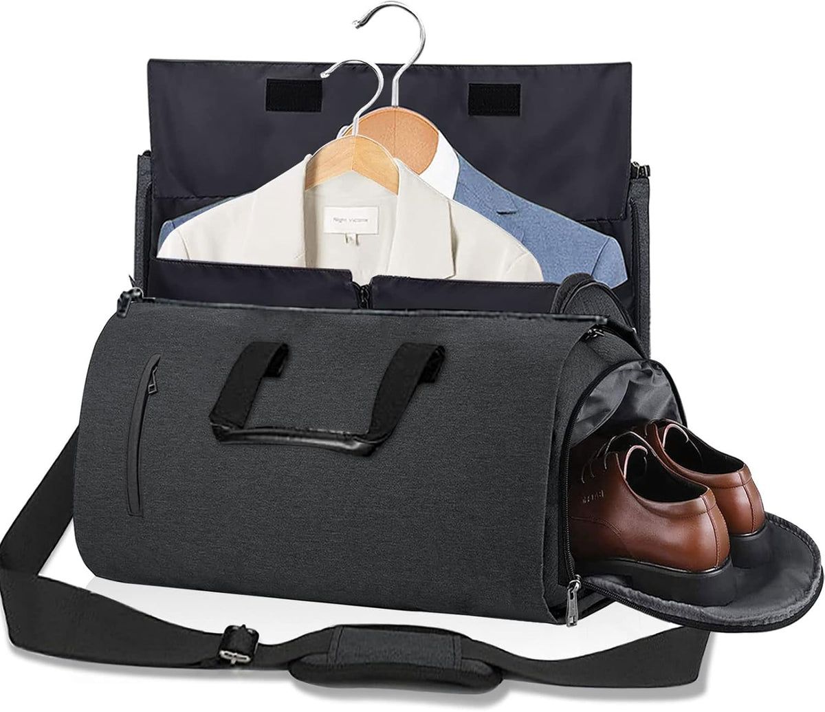 Convertible Garment Duffel Bag with Shoe Compartment Q237
