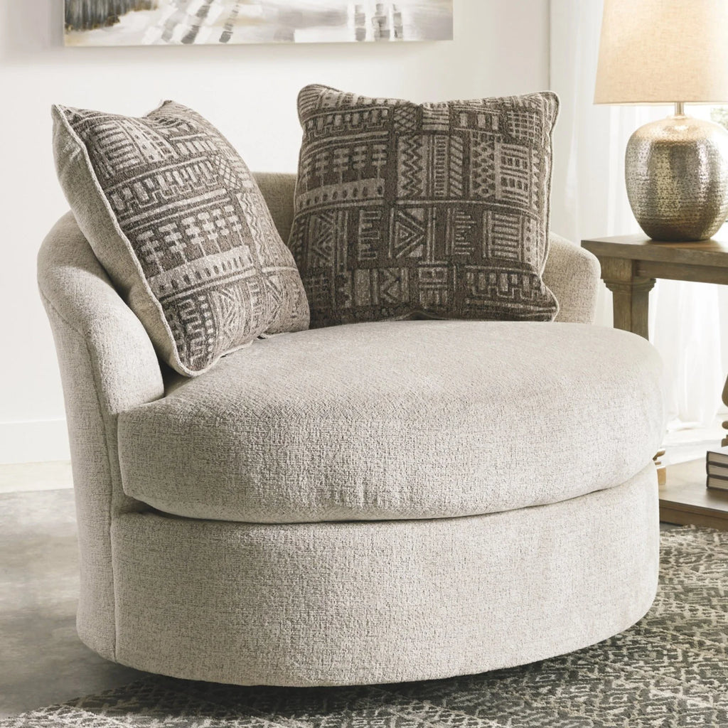 Swivel Accent Chair in Ash G9199