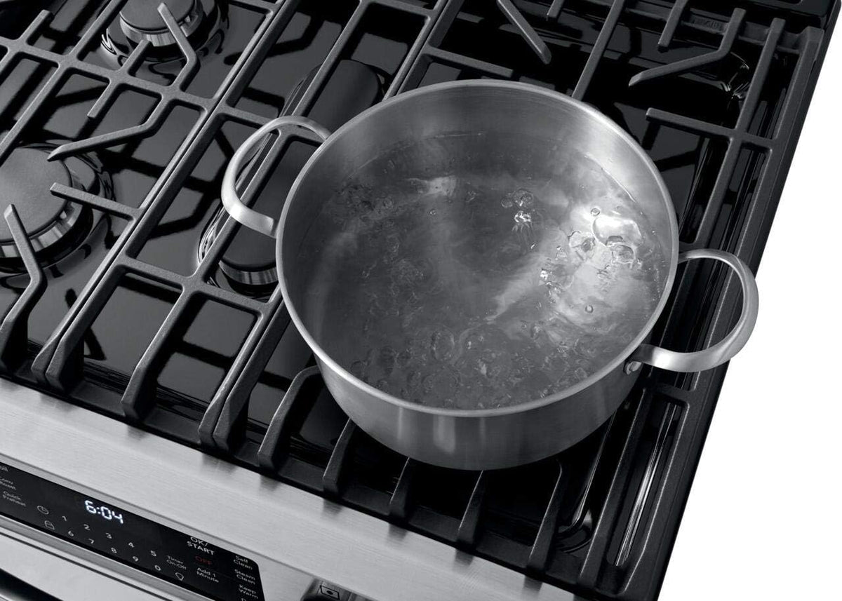 30" Gas Range with 5 Sealed Burners, True Convection Oven, Stainless Steel S4351