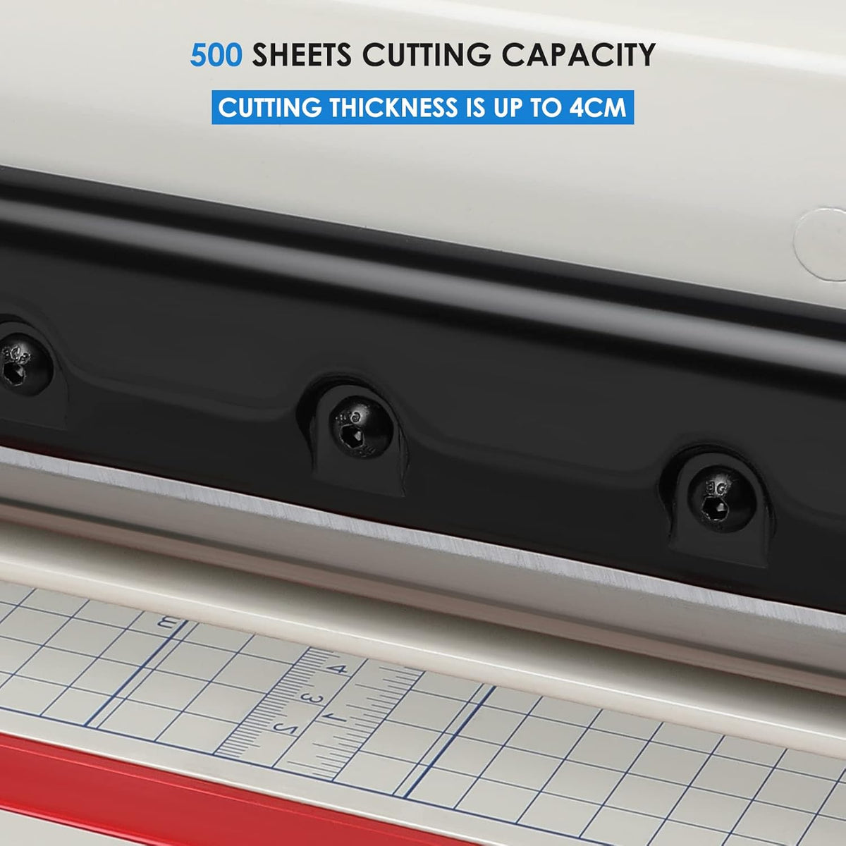 Heavy Duty 12 Guillotine Paper Cutter 500 Sheets Capacity Paper Trimmer U2347