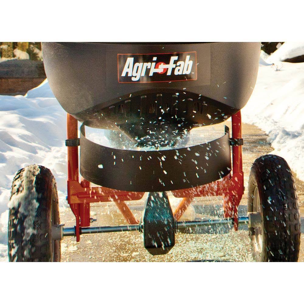 130 lb Push Broadcast Salt Spreader Q89828