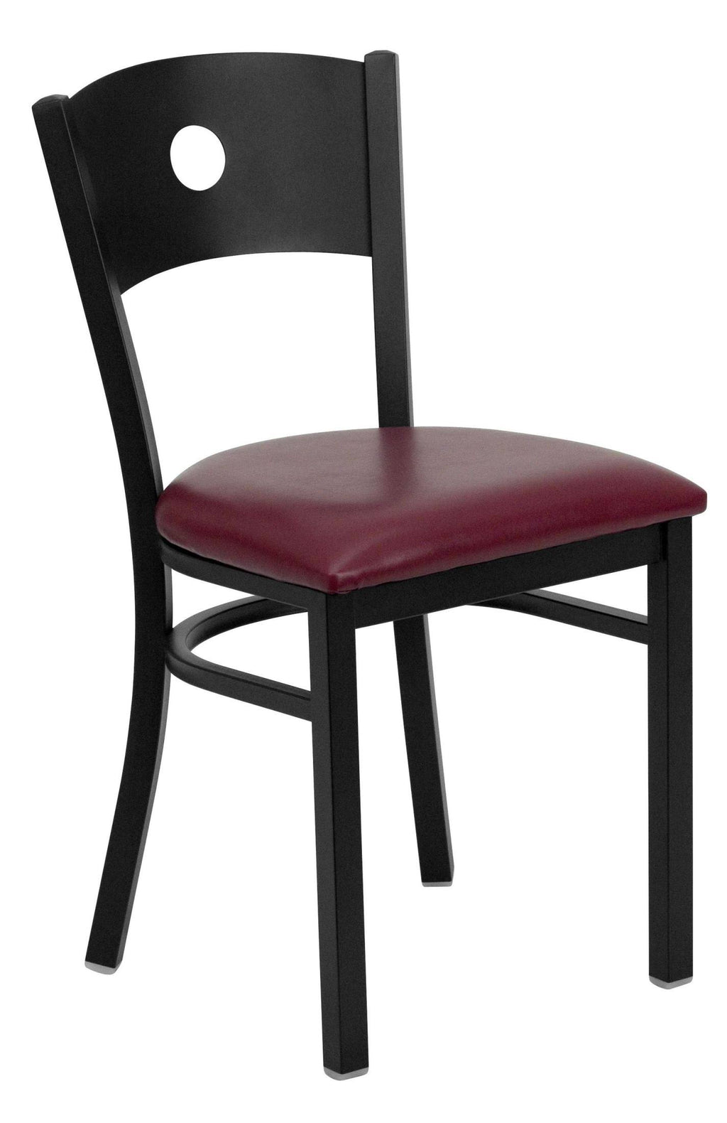 Black Metal Restaurant Chair P240
