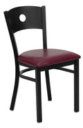 Black Metal Restaurant Chair P240
